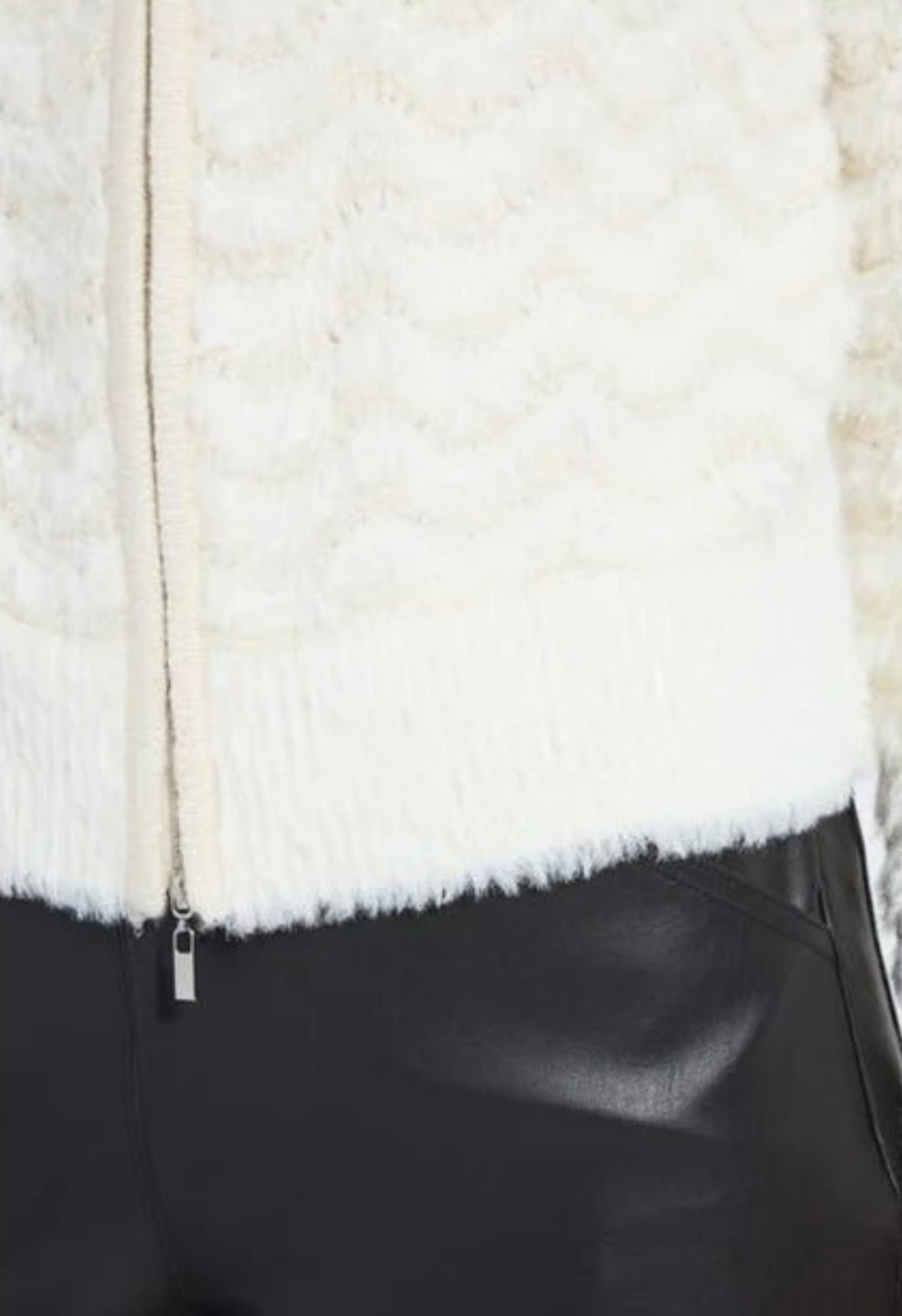 Ivanna Zip Front Knit Bomber