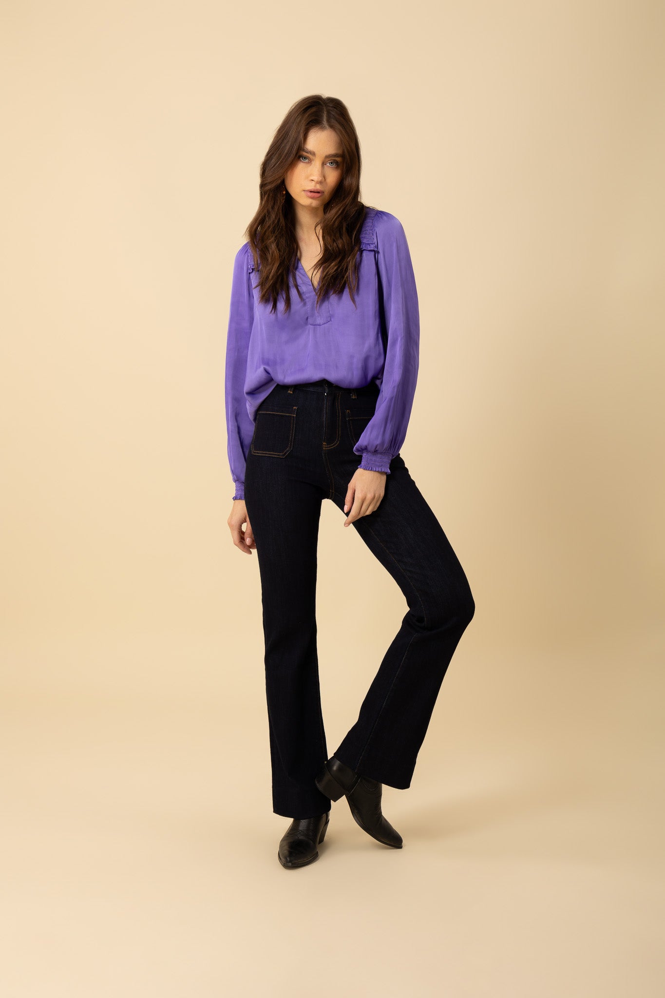 Pocket Denim Pant-Indigo