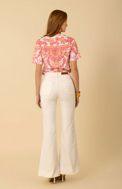 Jenna Pocket White Denim