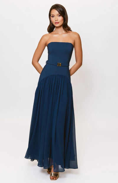 Carmel Dress-Navy