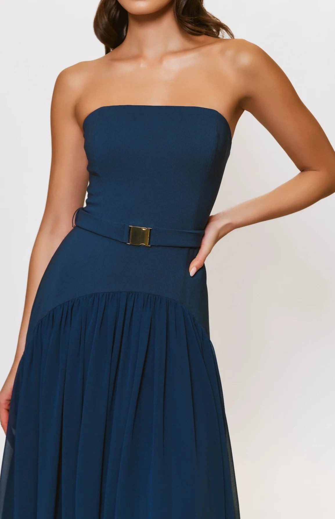 Carmel Dress-Navy