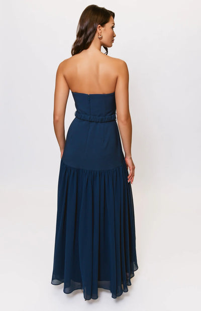 Carmel Dress-Navy