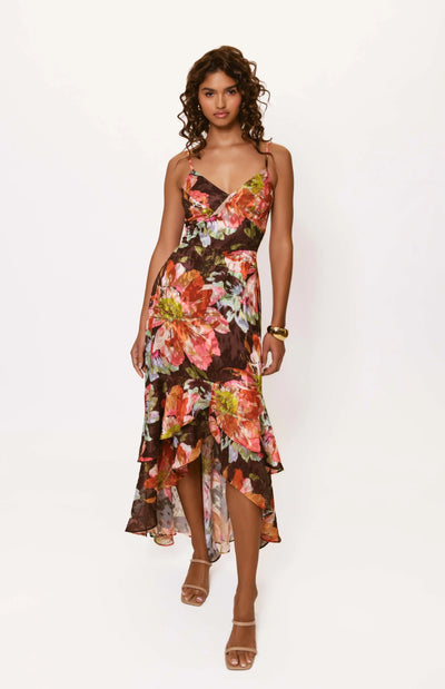 Royce Dress-Brown Vintage Floral