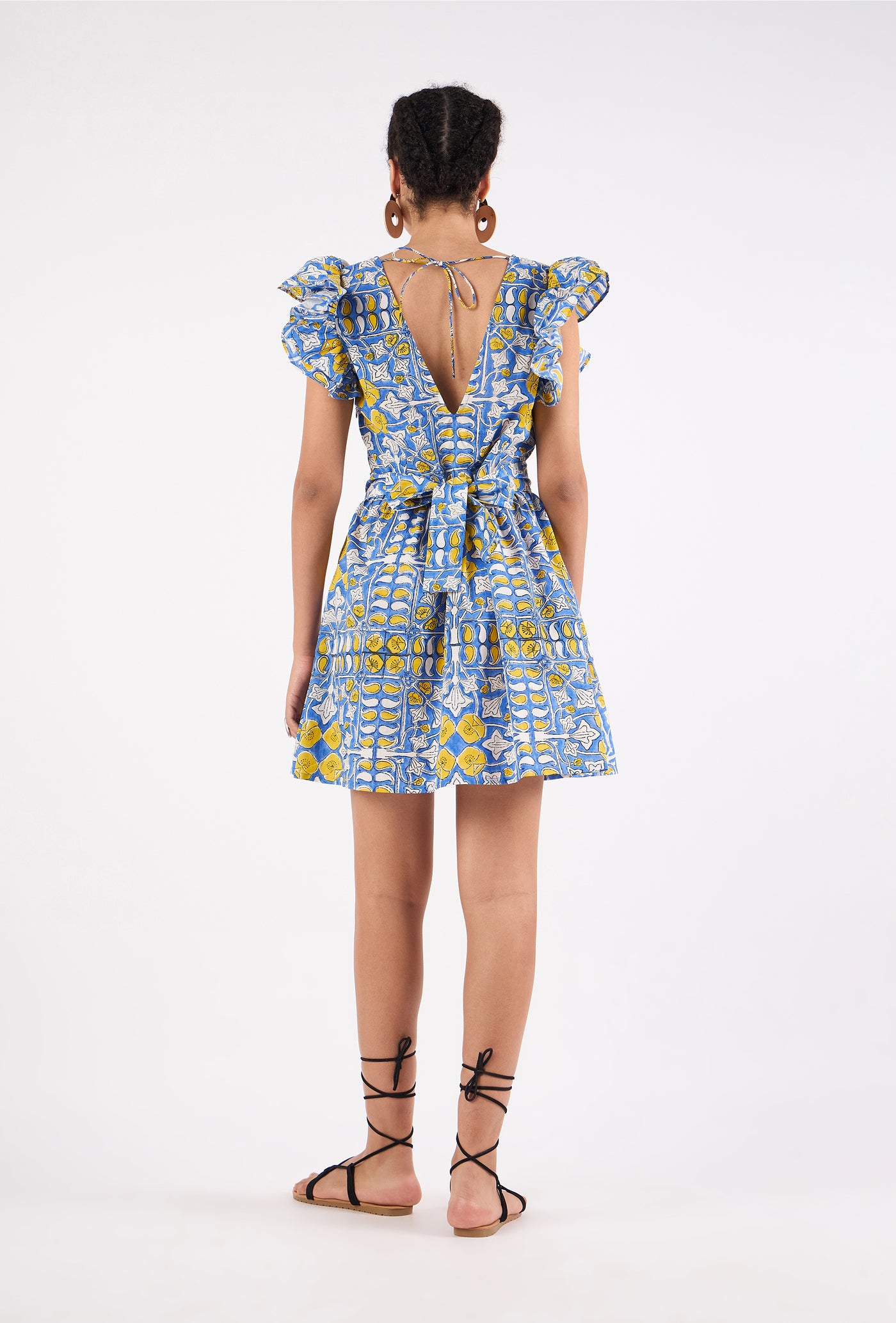 Chloe Dress-Heritage Iris
