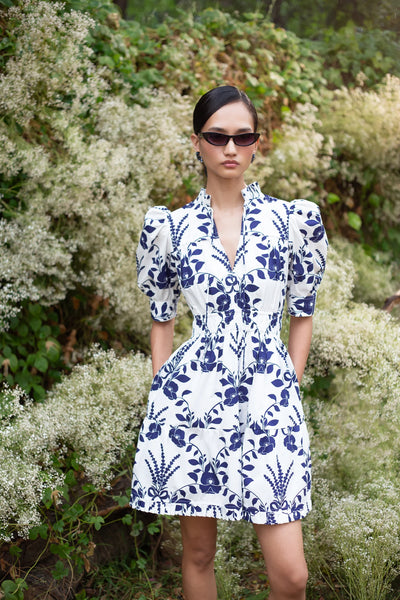 Alice Dress-Lavende Navy