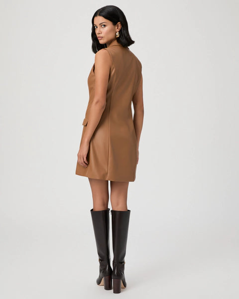 Graciella Dress-Argan Oil Faux Leather