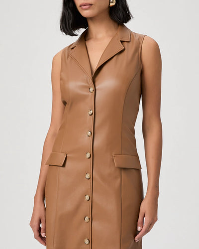 Graciella Dress-Argan Oil Faux Leather