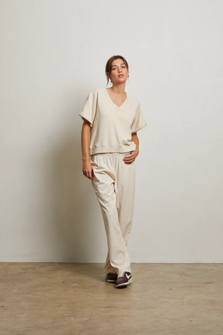 Adele Easy Cotton Pant-Sugar