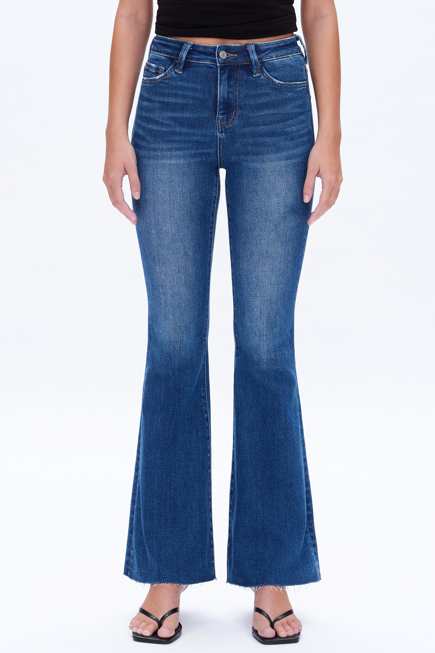 High Rise Flare Midnight Thunder