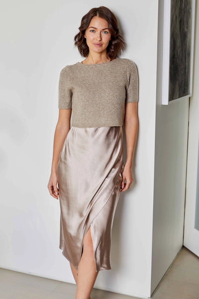 Meg Sweater Dress Combo - Mineral
