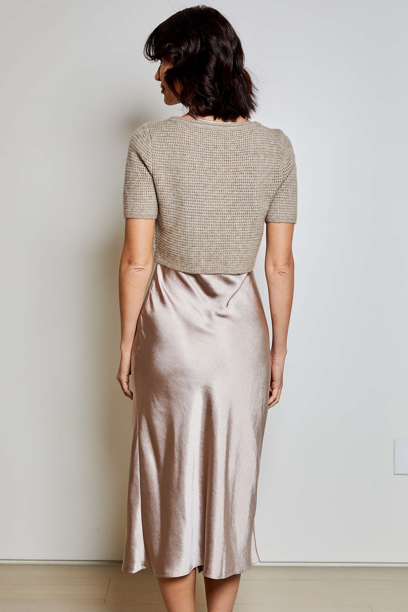 Meg Sweater Dress Combo - Mineral