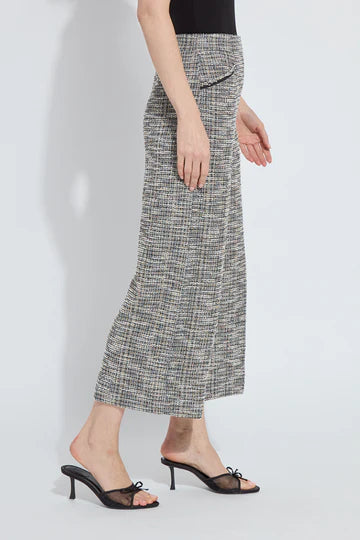 Charlotte Ankle St Tweed Palazzo Pant