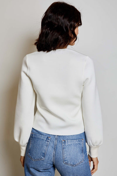 Leandra Scuba Top - White