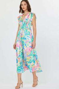 Watercolor Midi Dress