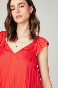 Bright Red Mini Dress