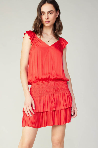 Bright Red Mini Dress