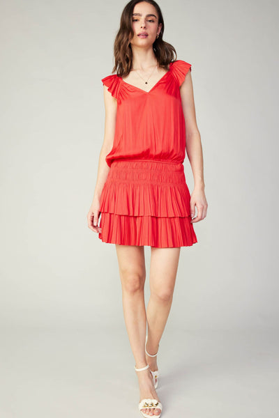 Bright Red Mini Dress