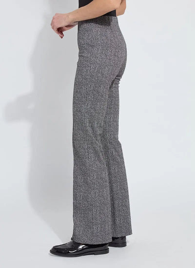 Elysse Wide Leg Pant-Smokey Salt and Pepper