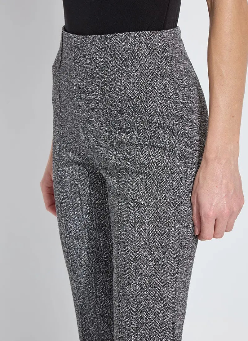 Elysse Wide Leg Pant-Smokey Salt and Pepper