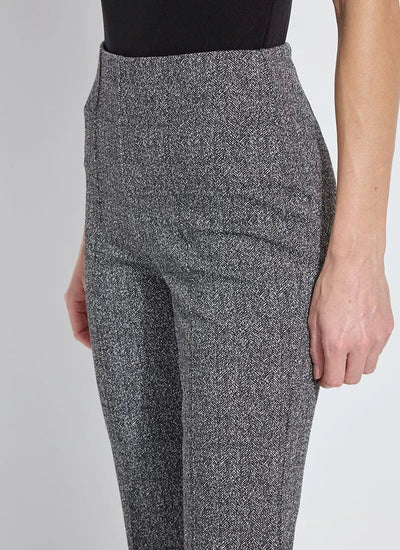 Elysse Wide Leg Pant-Smokey Salt and Pepper