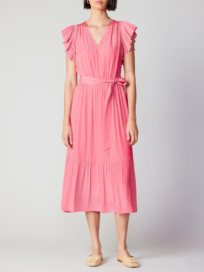 Pink Midori Maxi Dress-Brink Pink