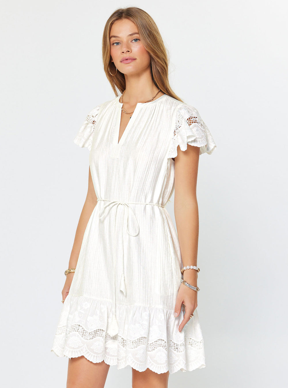 bow front dress Pink Bow Front Puff Sleeve Midi Dress
