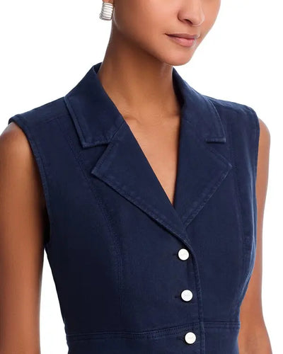 Vida Dress-Vintage Navy Tide
