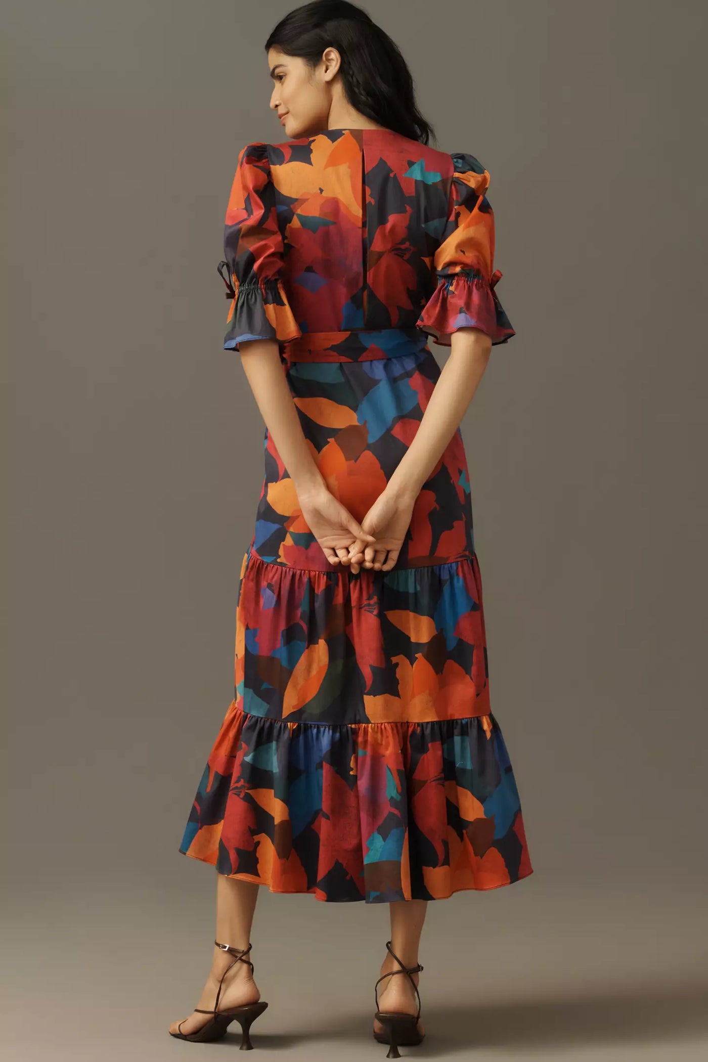 Marisol Navy Floral Dress