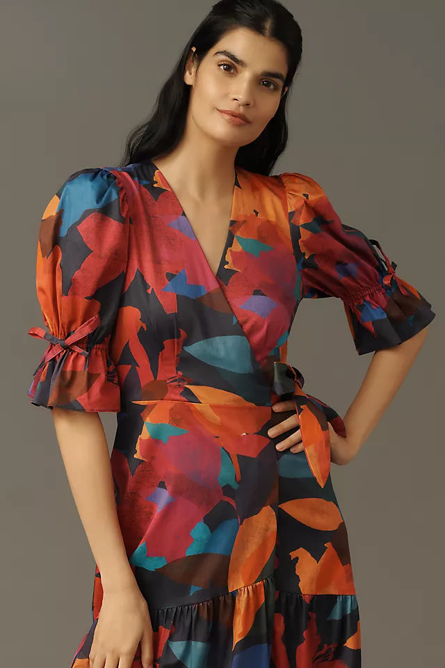 Marisol Navy Floral Dress