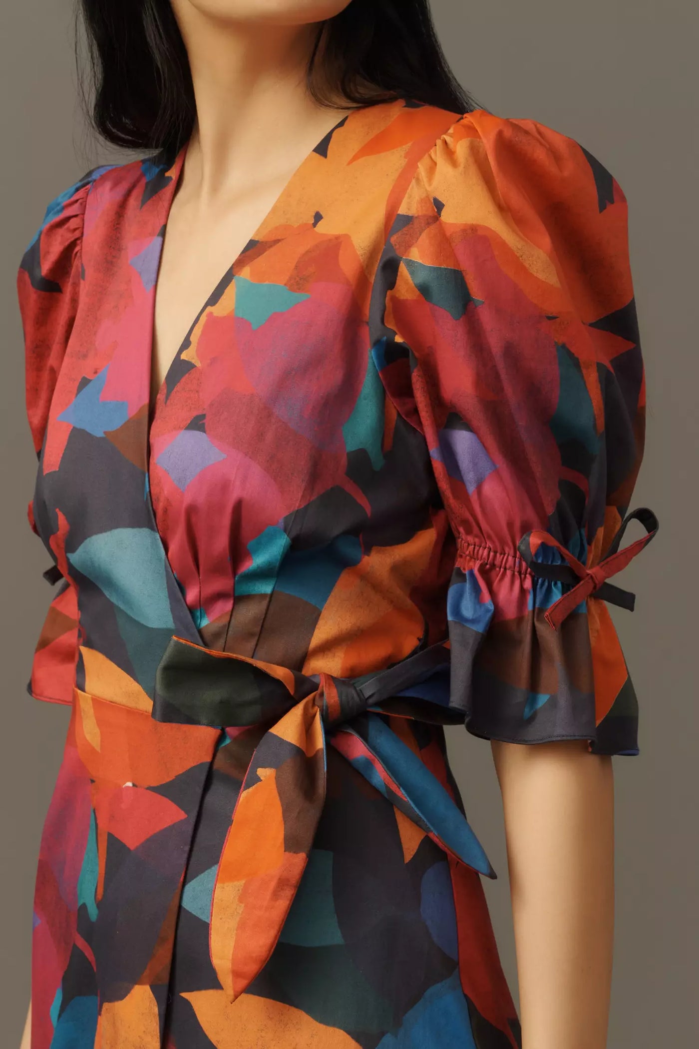 Marisol Navy Floral Dress