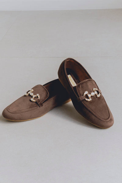 Luxury Velvet Loafer-Mocha