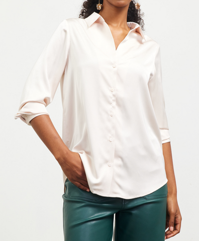 Shell Button Down Top