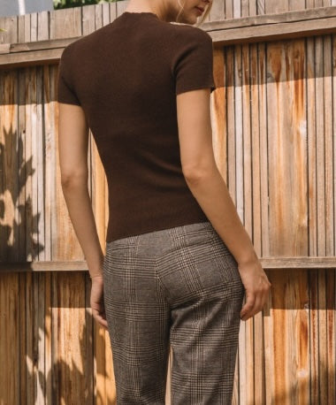 Soft Knit Sweater - Dark Chocolate