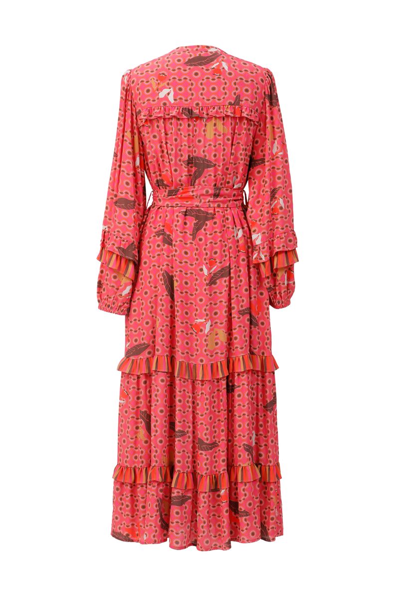 Adele Dress - Beetroot
