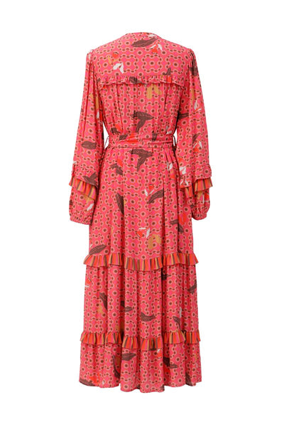 Adele Dress - Beetroot