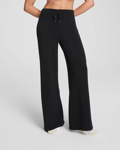 Spanx AirEssentials Wide Leg Pant-Very Black