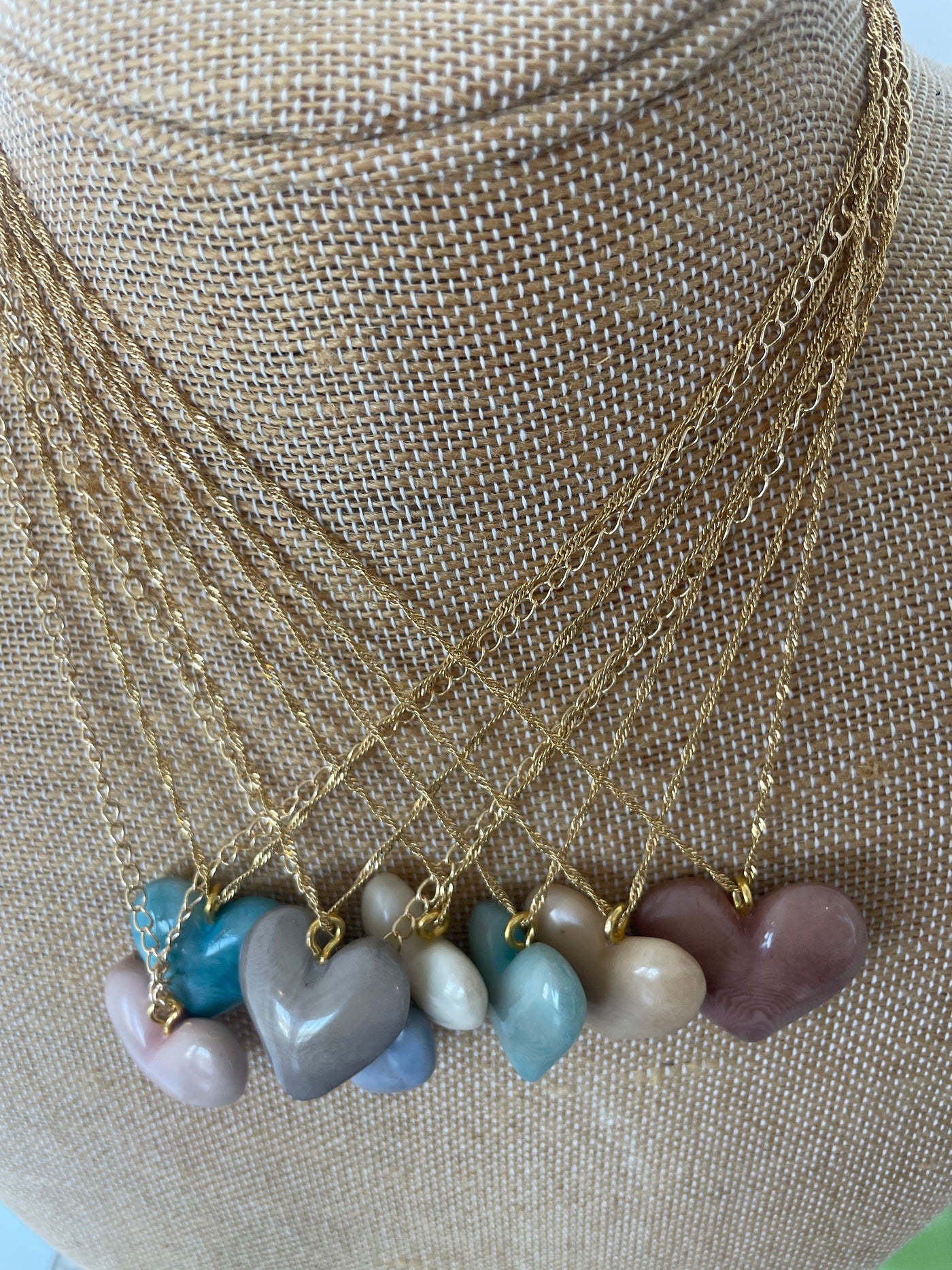 Tagua Heart Necklace