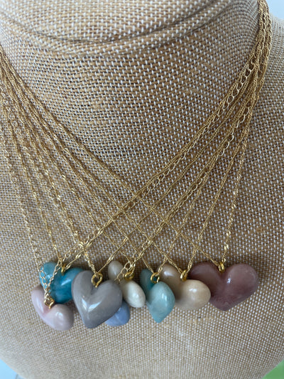 Tagua Heart Necklace