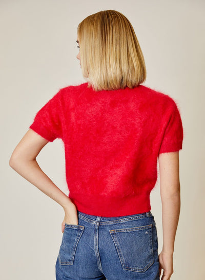 Cashmere Novelty Sweater-Red