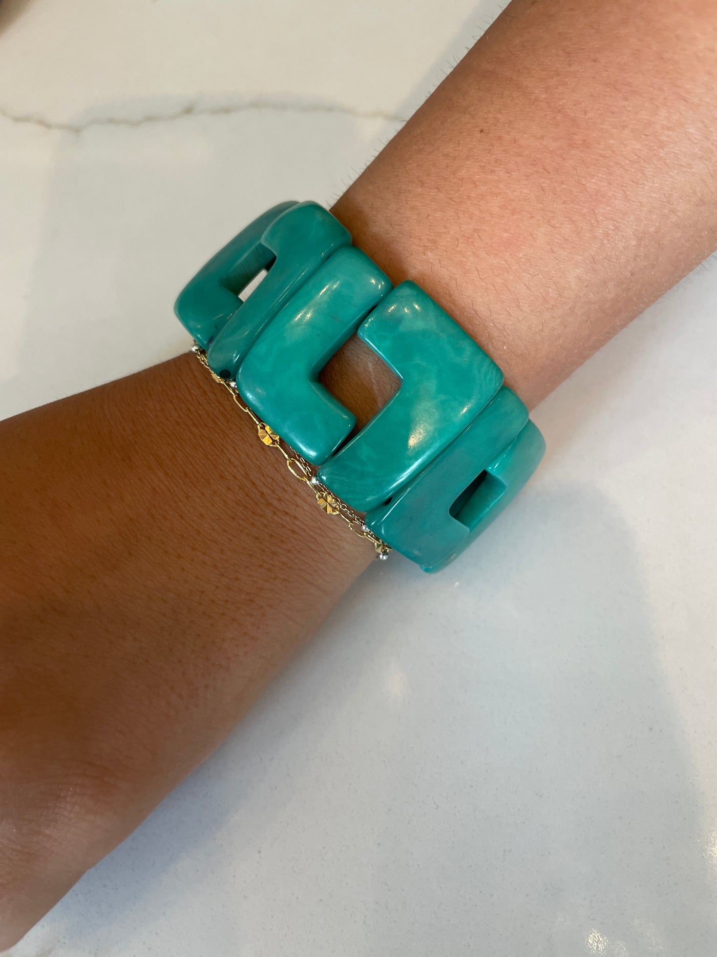 Tagua Square Bracelet