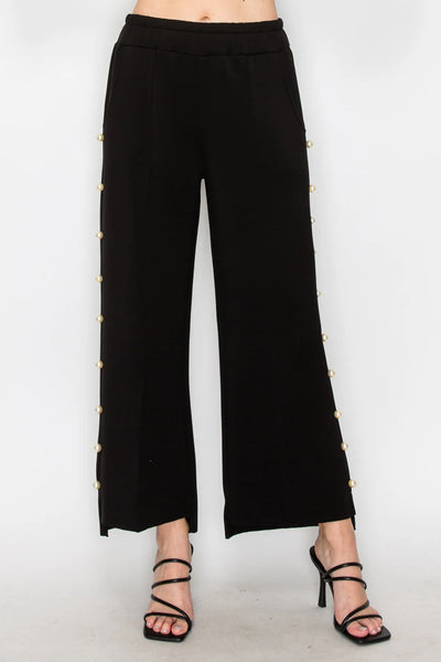 Farrah Pearl Pant-Black