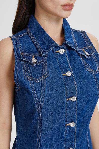 Julia Cardigan Denim Dress