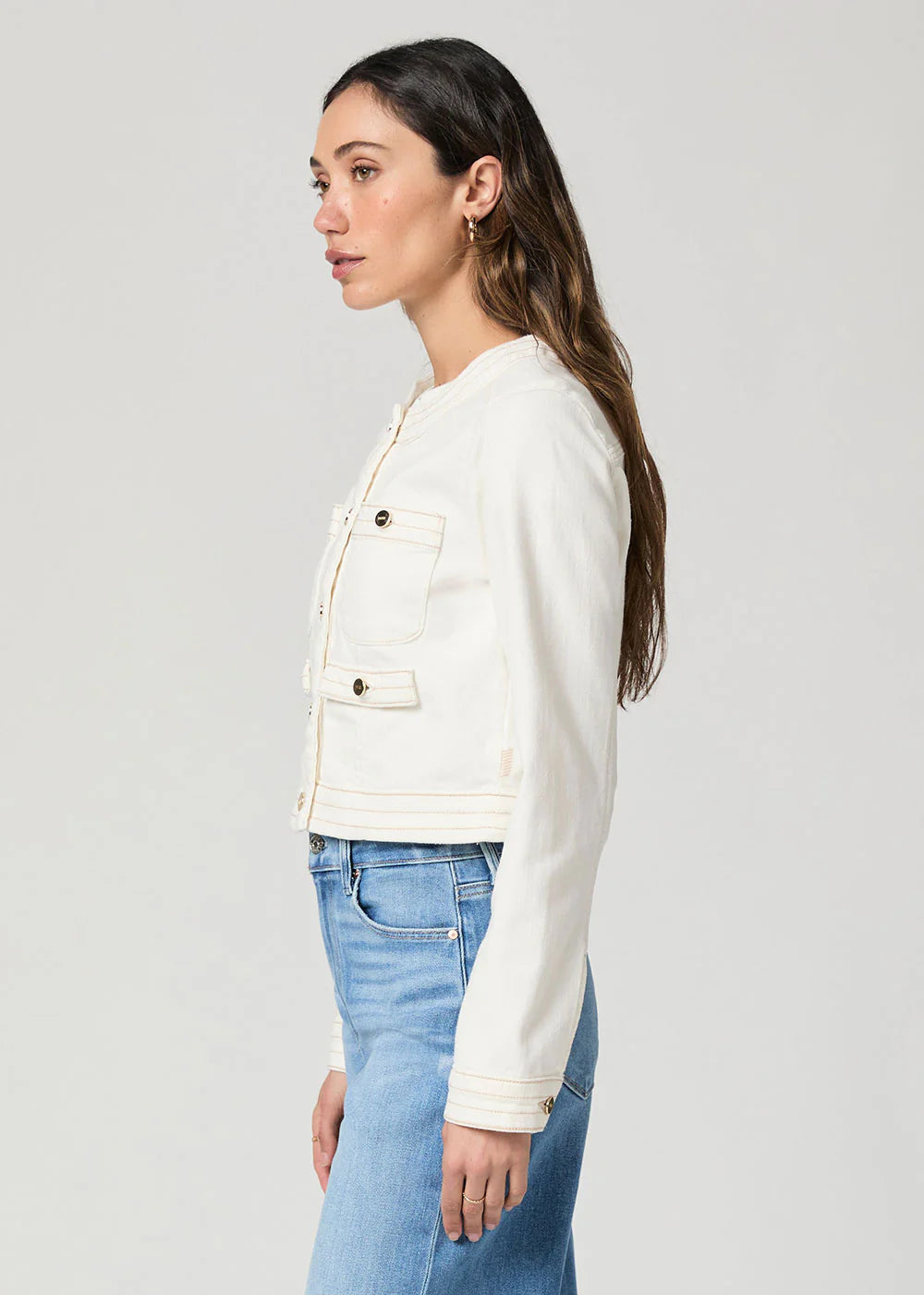 Kiya Jacket-Toasted Ecru