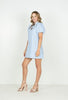 Hampton Mini-Cotton Poplin French Blue Stripe