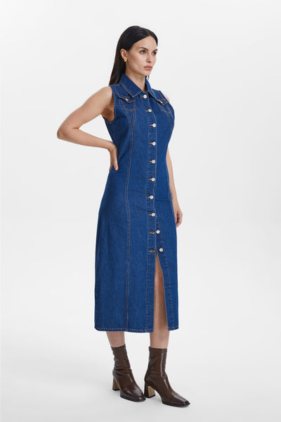 Julia Cardigan Denim Dress