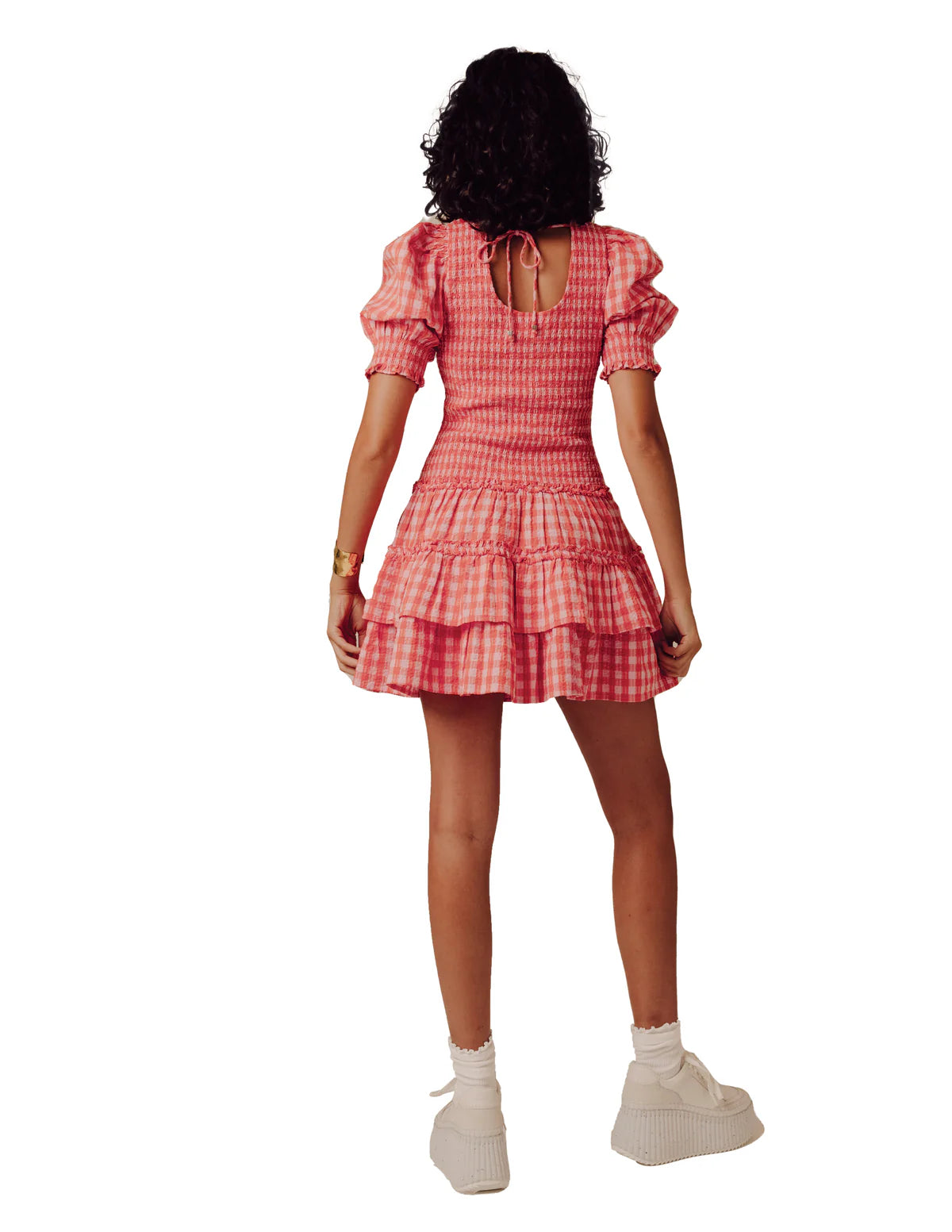 Audrey Dress- Kensingham Gingham Print