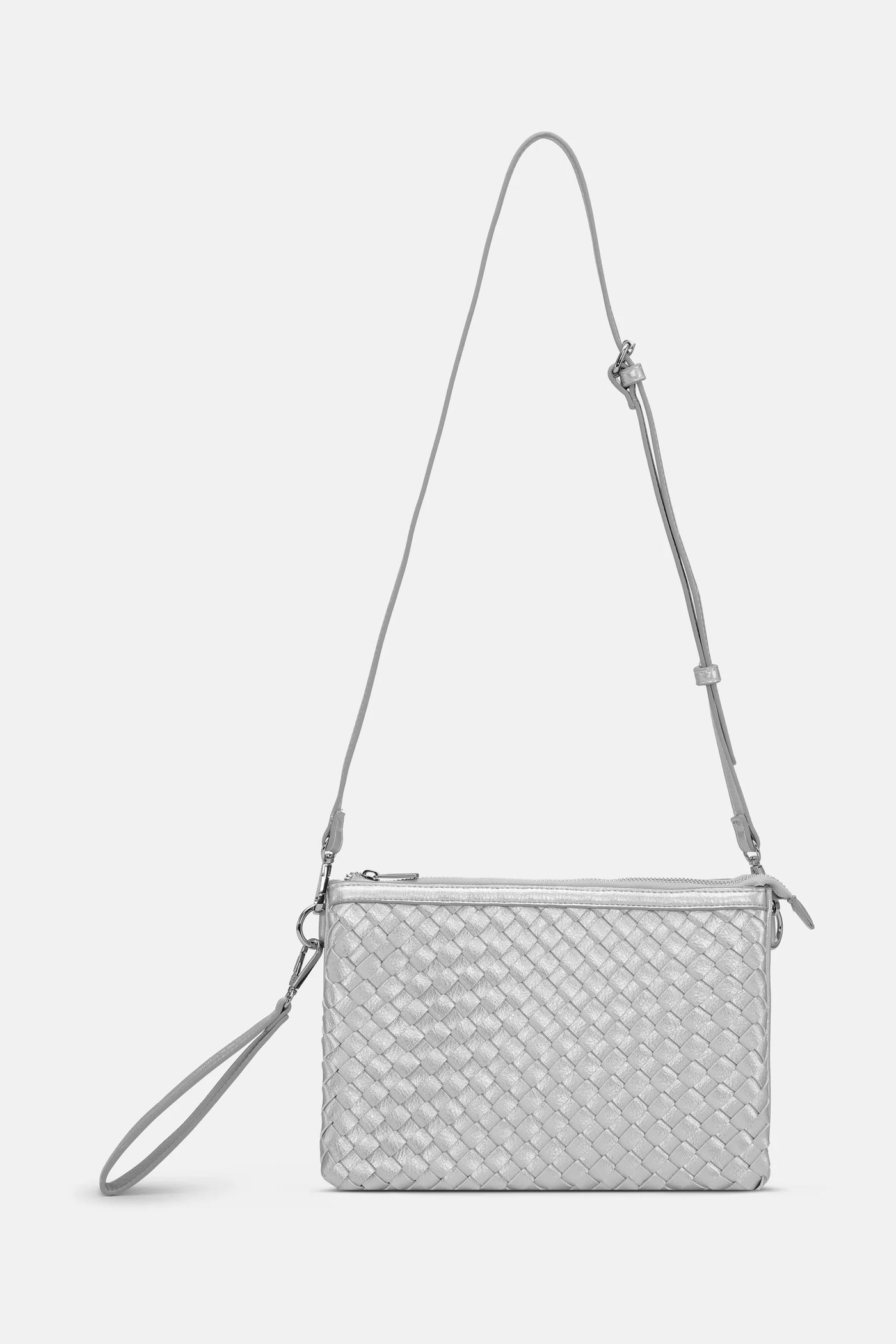 Crossbody Bag-Silver