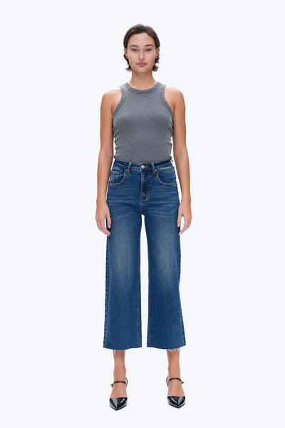 High Rise Wide Leg - Surf