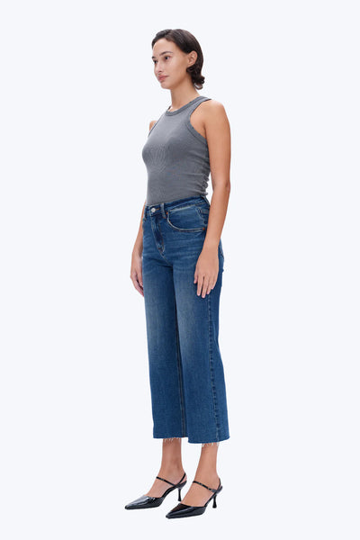 High Rise Wide Leg - Surf
