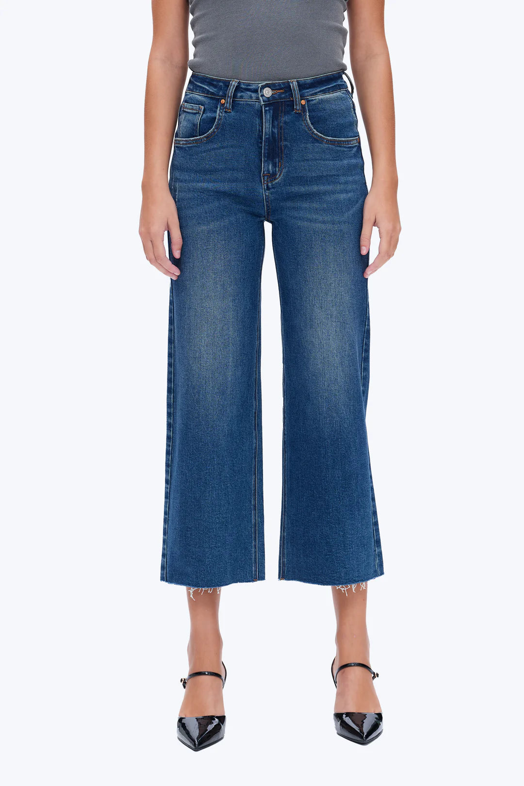 High Rise Wide Leg - Surf